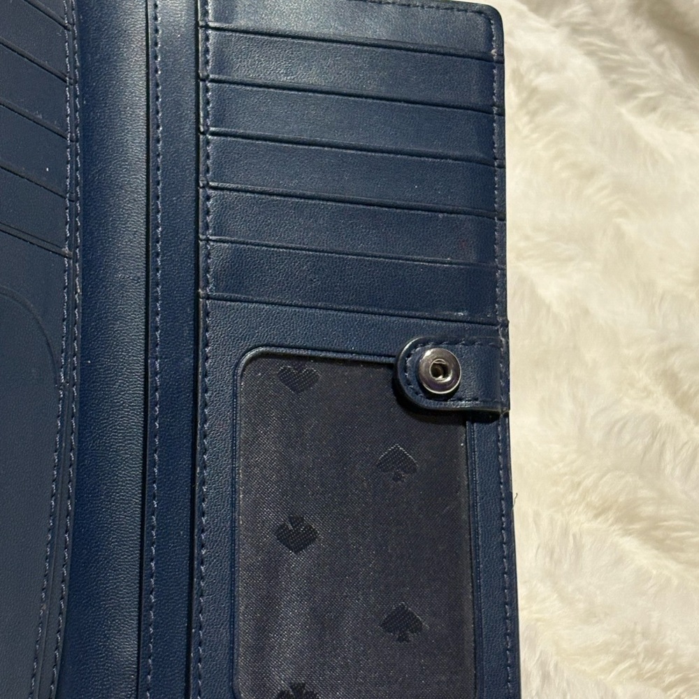 Kate Spade Blue and Lavender Wallet - Picture 4 of 6